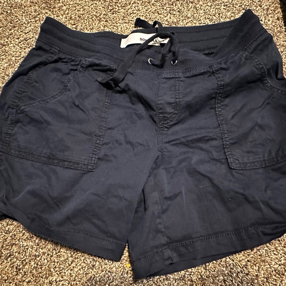 Navy Casual Shorts